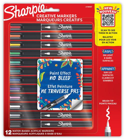 Sharpie 2pc Creative Markers Acrylic Brush Tip