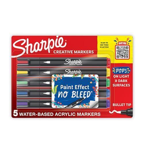 Sharpie 5pc Creative Markers Acrylic Bullet