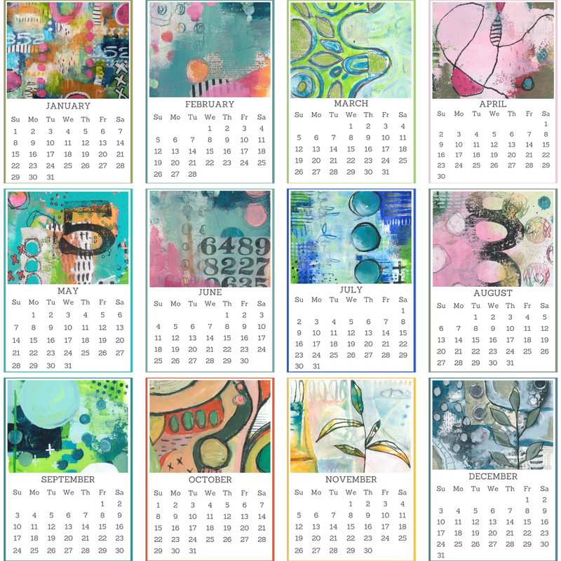 2023 Printable Art Calendar