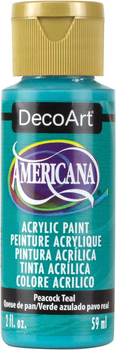 Americana Acrylic Paint - Peacock Teal – A Work of Heart