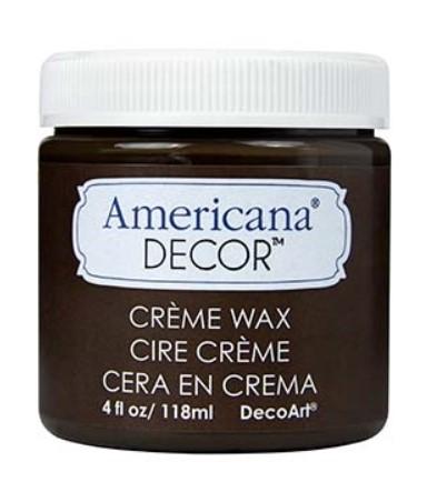 Americana Creme Wax Deep Brown 4oz.