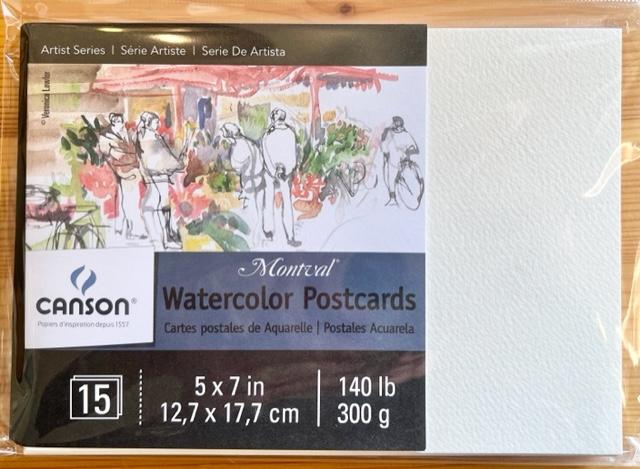 Canson Montval WC Postcards 5x7 15pk