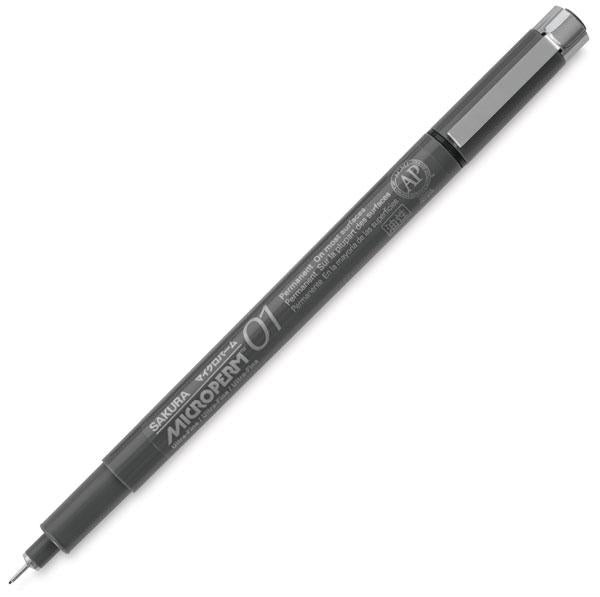 Sakura Micro Perm Alcohol-Based Non-Toxic Permanent Pen, 0.25 mm Fine Tip,  Black