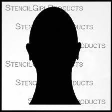 Stencilgirl 6x6 Face Silhouette
