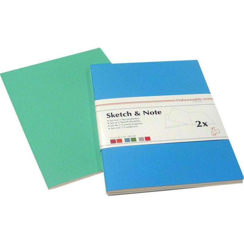 Hahnemuhle A6 Sketch & Note 2pk Blue/Green