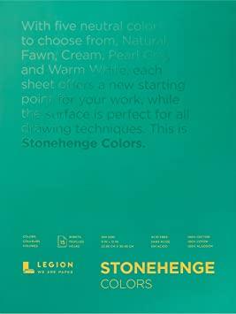 Legion Stonehenge Mlti-Clr 9x12 Pad 15 sheets