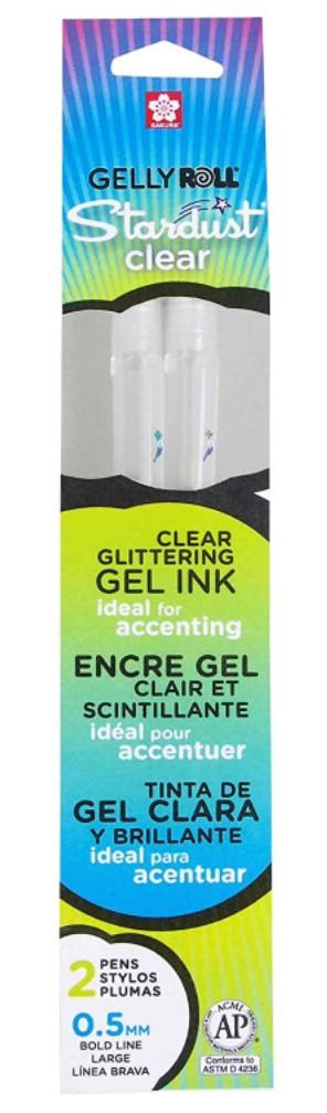 Gelly Roll Stardust Glitter Gel Pen, Green Star