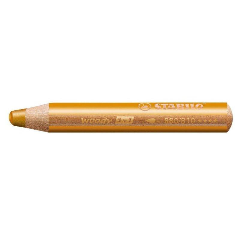 Stabilo Woody 3in1 Pencil - GOLD 10mm