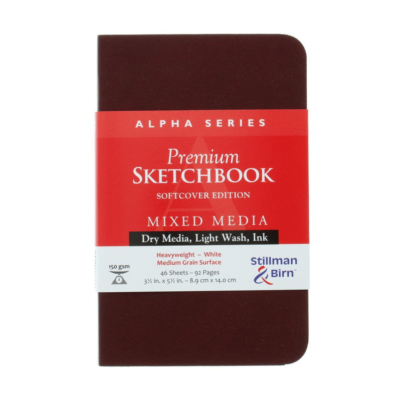 Stillman & Birn Alpha 3.5x5.5 Mixed Media Sketchbook 26 sheets