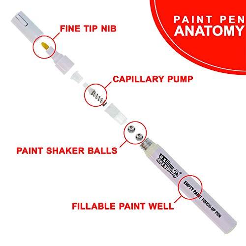 Blank Paint Empty Refillable Marker Clear Pen Tube Fill with Your