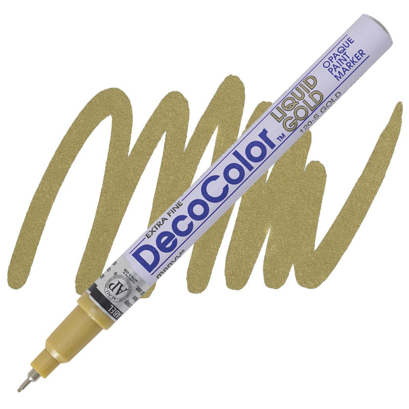 Uchida DecoColor Extra Fine Liquid Gold Paint Marker