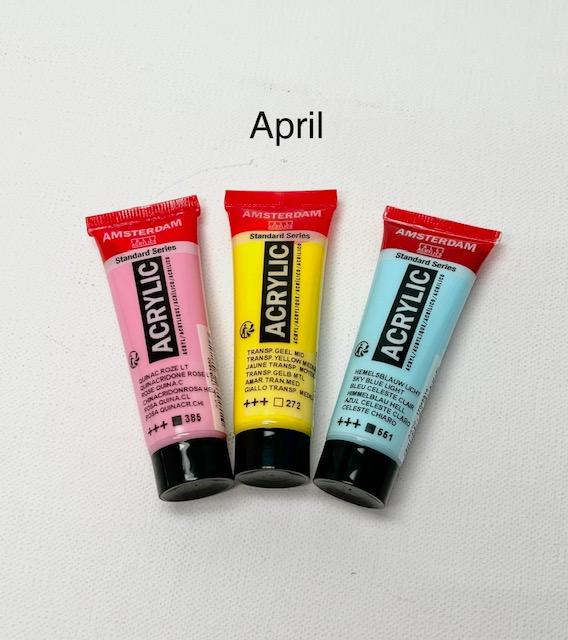 2024 WLP RYB Acrylic 3pc Set - April