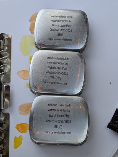 2025/2026 Watercolor Hinge Tin Assortment-Daniel Smith (RYB-18)