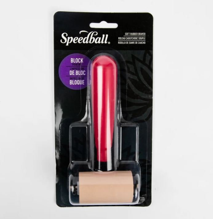 Speedball Deluxe Soft Rubber Brayer 2 inch