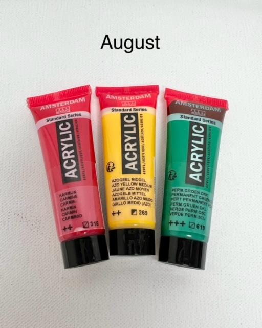 August 2024 WLP RYB Acrylic 3pc Set