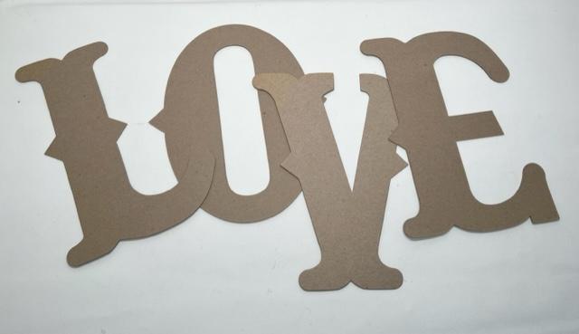 Cardboard LOVE Banner