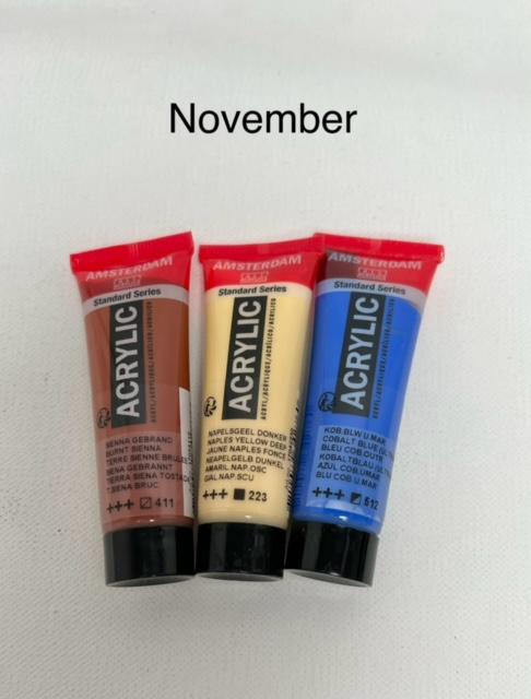 November 2024 WLP RYB Acrylic 3pc Set