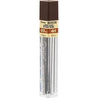 Pentel 0.3mm 4H Pencil Lead Super Hi-Polymer 12pc tube