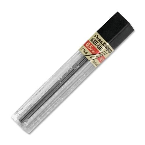 Pentel 0.5mm 4B pencil lead Super Hi-Polymer 12pc tube