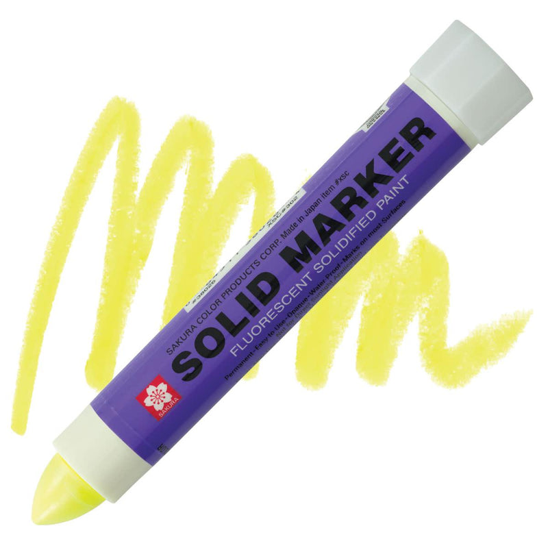 Sakura Solid Marker Fluorescent Lemon