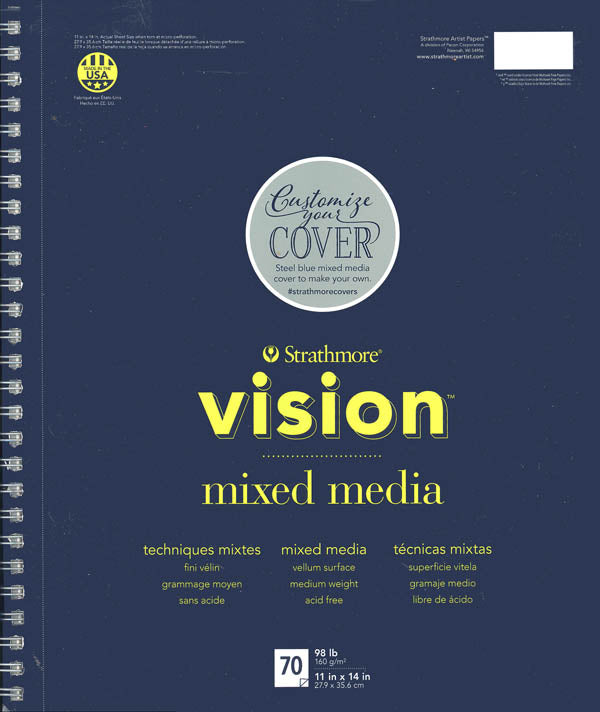 Stratmore VISION Mixed Media 11x14 98lb 70 sheets