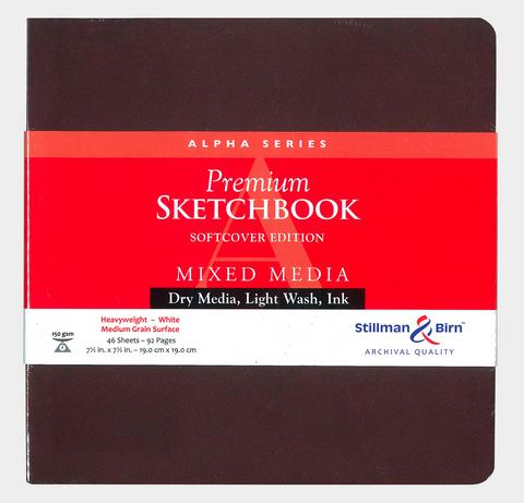 Stillman & Birn Alpha 7.5x7.5 Mixed Media Sketchbook 46 Sheets