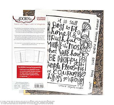 Adornit Documented Faith 12 Month Coloring Planner