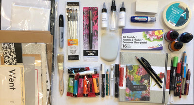 Art Journaling Supplies - What's on Your Desktop? - Art Journaling & Mixed  Media Art