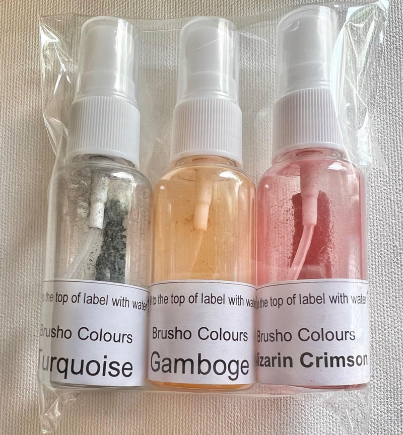 Brusho Colours Spray Inks Set of 3