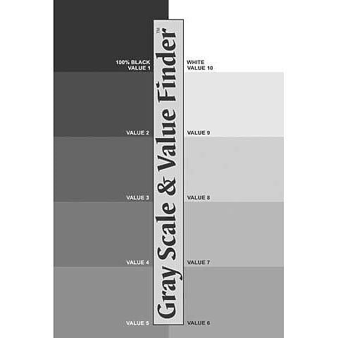 Color Wheel Co Gray Scale & Value Finder