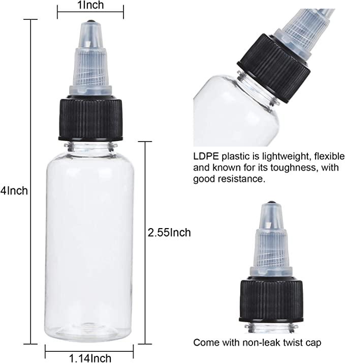 Empty Plastic Bottle - 1oz