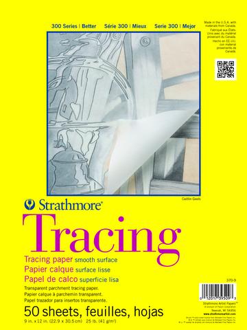 Strathmore Tracing Paper 9x12" 25lb 50 Sheets