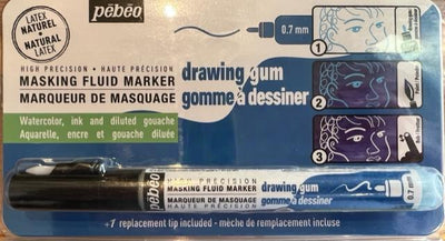 Pebeo Drawing Gum High Precision Masking Fluid Marker, 0.7mm