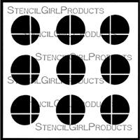 Stencilgirl 6x6 Abstract Color Mixing Swatch