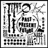 Stencilgirl 6x6 Past Present Future