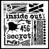 Stencilgirl 6x6 Inside Out Stencil