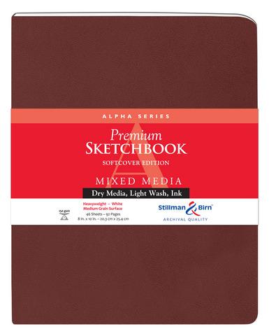 Stillman & Birn Alpha 8x10 Mixed Media Sketchbook 46 Sheets