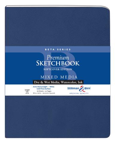 Stillman & Birn Beta 8x10 Mixed Media Sketchbook 26 sheets