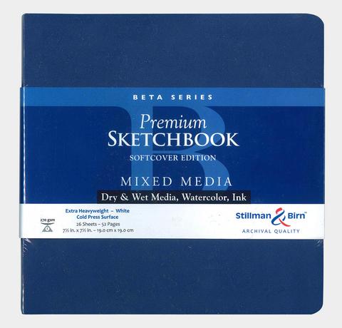 Stillman & Birn Beta 7.5x7.5 Mixed Media Sketchbook 52 sheets
