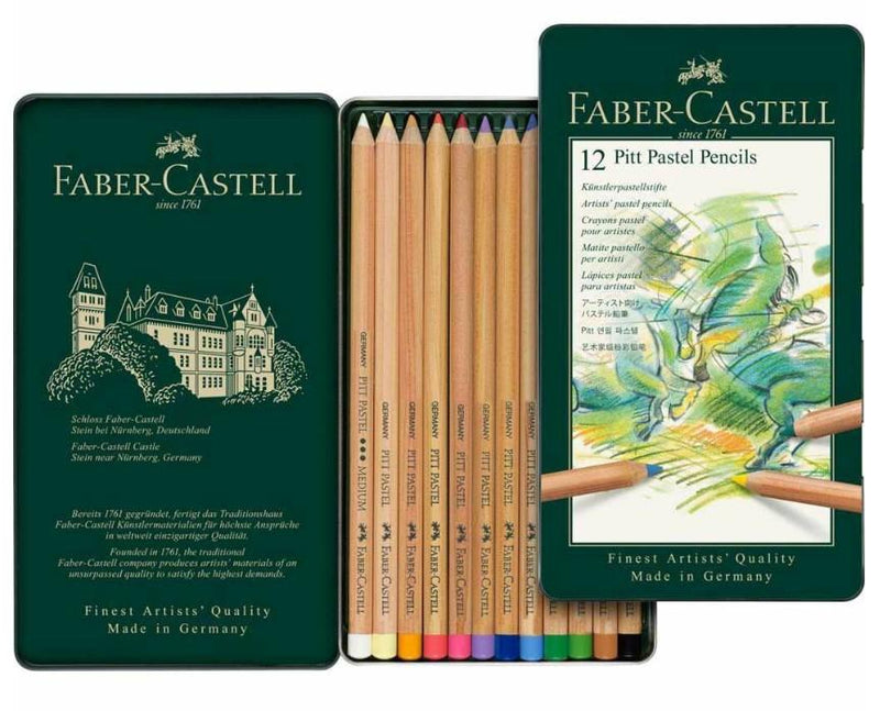 Faber-Castell Pitt Pastel 12pc Pencil Set