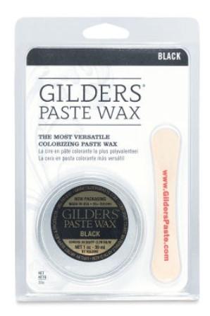 Gilders Paste Wax - 30 ml, Black