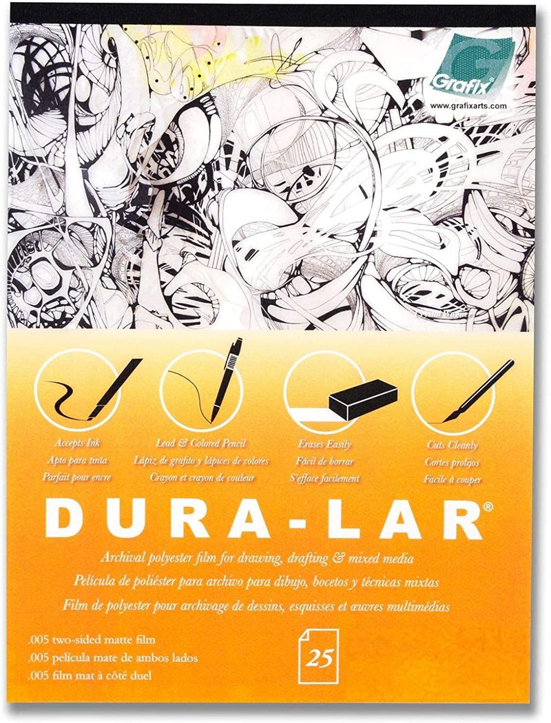 Grafix Dura-Lar 14x17 Matte .005 Film 25pk