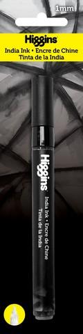 Higgins Black Magic Ink Pump Marker 1mm Round Tip