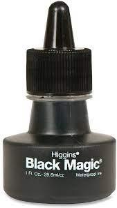 Higgins Black Magic Pigment Drawing Ink Waterproof