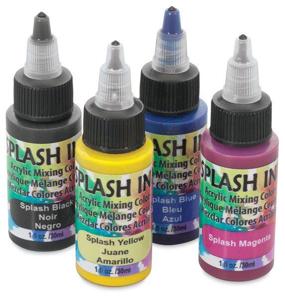 NIJI Splash Ink 4pc Set Acrylic Mixing Colors