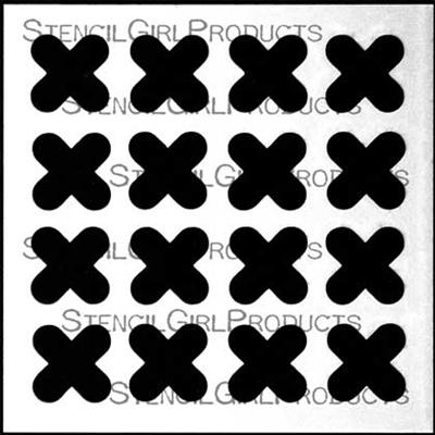 Stencilgirl 6x6 Cross Stitches Multiplied