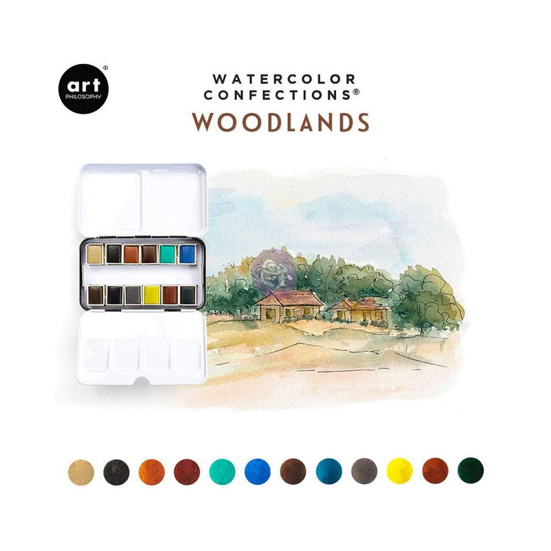 Watercolor Confections: Woodlands